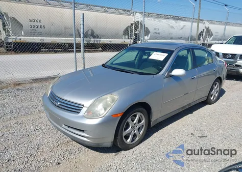 2003 Infiniti G35 Luxury z USA, uszkodzony, nr VIN JNKCV51EX3M013162